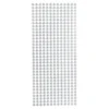 Sticker, kleine Sterne, Perlmuttfolie, silber