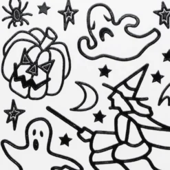 Sticker, Lackfolie, Halloween 1, schwarz