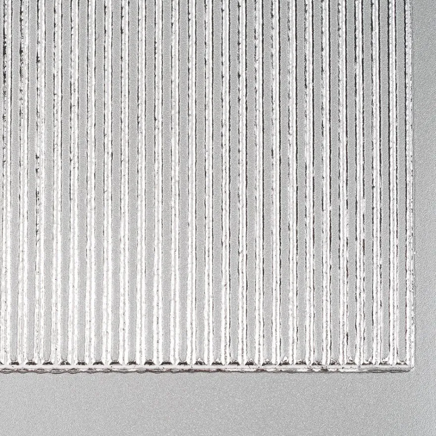 Sticker, Linien, Perlmuttfolie, silber