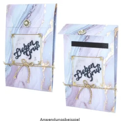 Sticker, Linien, Perlmuttfolie, gold