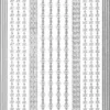 Sticker, Linien und Bordüren, silber
