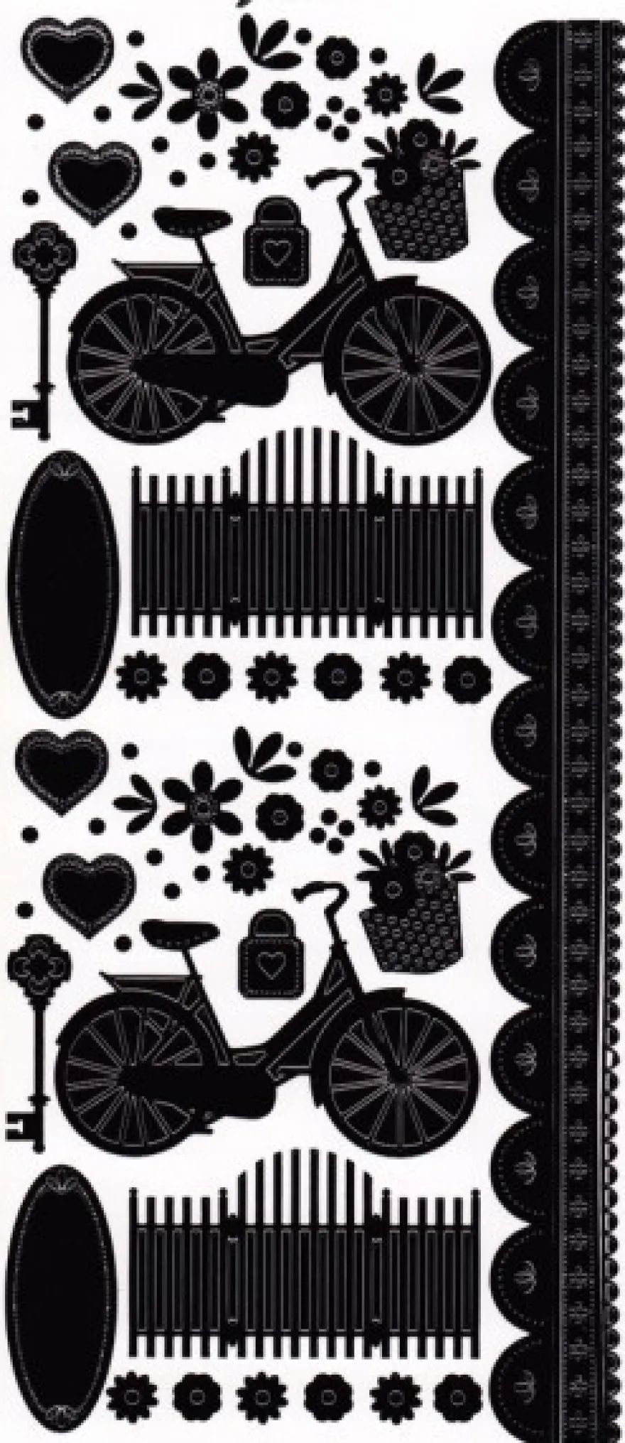 Sticker, "Marie Eve Bikes", Fahrrad, Lackfolie, schwarz