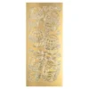 Sticker Schmuck-Ostereier, gold