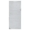 Sticker, Schrift, abc, Kleinbuchstaben, Spiegelfolie, silber