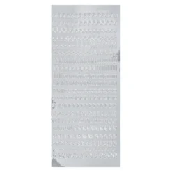 Sticker, Schrift, abc, Kleinbuchstaben, Spiegelfolie, silber
