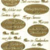 Sticker, Schrift, Du fehlst mir, gold