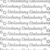 Sticker, Schrift, Einladung, silber