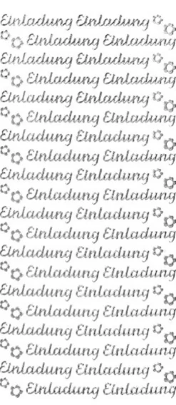 Sticker, Schrift, Einladung, silber