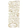 Sticker, Schriften, "Jubiläum", uvm., Perlmuttfolie, gold