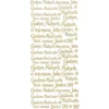 Sticker, Schrift, Guten Rutsch ins neue Jahr, Spiegelfolie, gold