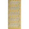 Sticker, Schrift, Herzlichen Glückwunsch, Perlmuttfolie, gold