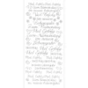 Sticker, Schrift, Viel Erfolg, silber