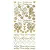 Sticker, Schrift, Zum Muttertag, gold