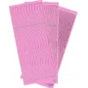 Sticker, Schwung-Linien, 3 Bogen, rosa