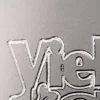 Sticker, Viel Glück/Kleeblatt, silber