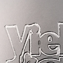 Sticker, Viel Glück/Kleeblatt, silber