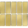 Sticker, Zahlen, Spiegelfolie, gold und silber, 20 Bogen