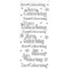 Sticker, Zum Geburtstag, Diamantfolie, silber