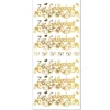 Sticker, Zur Goldhochzeit, Spiegelfolie, gold