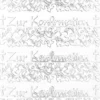 Sticker, Zur Konfirmation, Lackfolie, weiß
