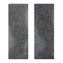 Stoffe Royal "Pailletten", selbstklebend, 10 x 29 cm, 2 Stück, silber & anthrazit