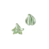 Strass-Blattornamente, Efeu & Rosenblätter, 0,8 cm, 50 Stück