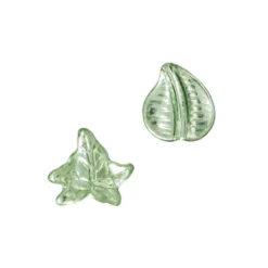Strass-Blattornamente, Efeu & Rosenblätter, 1,1 cm, 50 Stück