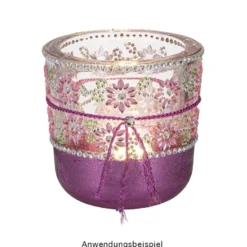 Strass-Bordüren, Blumen, verschiedene Farben, 3 Bogen