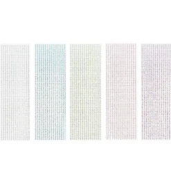 Strass-Bordüren, einzelne Linien, verschiedene Farben, 5 Bogen