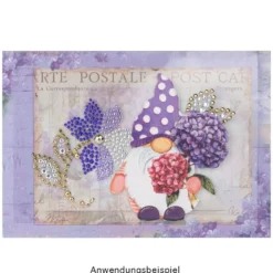 Strass-Ornamente, Blumen & Blätter, mehrfarbig, teilweise mit Veredelung, 5 Bogen