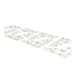 Strass-Ornamente & -Bordüren, Frühlingszeit 1, mehrfarbig & veredelt, 5 Bogen