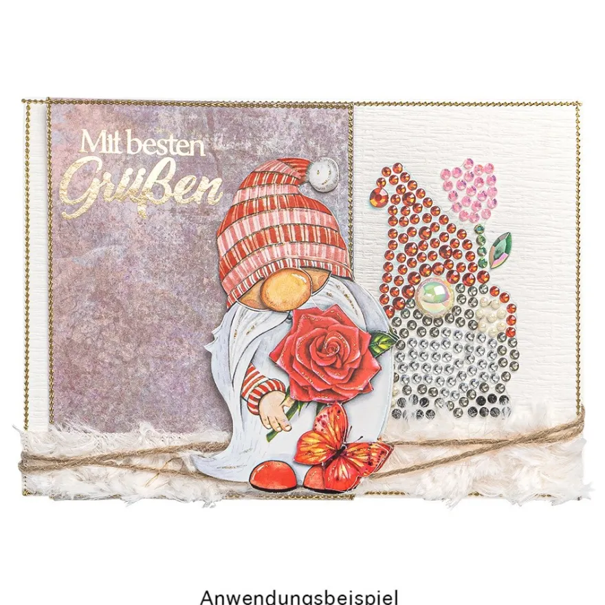 Strass-Ornamente, Frühlingszeit, mehrfarbig, teilweise mit Veredelung, 5 Bogen