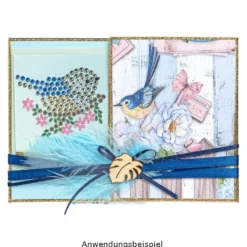 Strass-Ornamente, Frühlingszeit, mehrfarbig, teilweise mit Veredelung, 5 Bogen