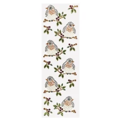 Strass-Ornamente, Herbstmotive, mehrfarbig, teilweise mit Veredelung, 5 Bogen