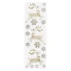 Strass-Ornamente, Weihnachtsmotive, mehrfarbig, teilweise mit Veredelung, 5 Bogen