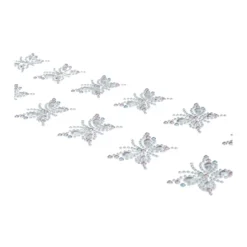 Strass-Schmetterlinge, 14 Sticker, selbstklebend, facettierte Schmucksteine