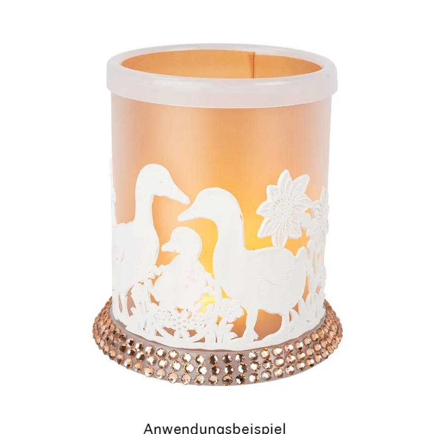 Strass-Stein-Bordüren, Kristall-Glas, facettiert, Stein: Ø 4mm, 5 Farben, 5 Bogen