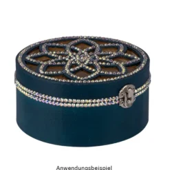 Strass-Steine, Kristall-Glas, facettiert, Ø2,3mm, 0,9mm hoch, klar irisierend, 1000 Stück