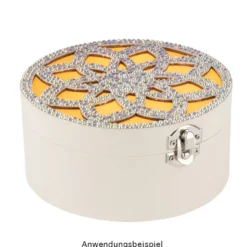 Strass-Steine, Kristall-Glas, facettiert, Ø2,3mm, 0,9mm hoch, klar irisierend, 1000 Stück