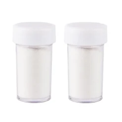Streu-Deko Frost-Zauber 4, 2x 15g, Ø 0,2mm, Puder, weiß