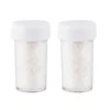 Streu-Deko Frost-Zauber 6, 2x 15g, 1,5mm, Stäbchen, transparent-irisierend