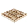 Streu-Deko, Holz, Frohe Ostern, 9 versch. Designs, je 6 Stück, 54-teilig