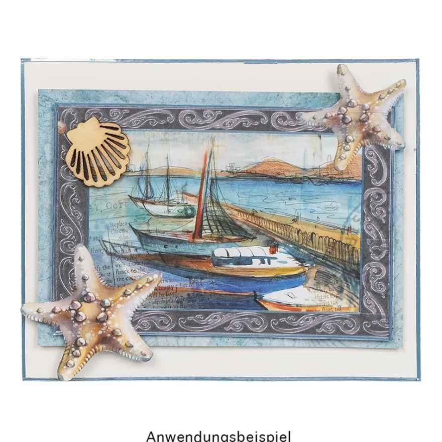 Streu-Deko, Holz, 36 verschiedene Designs, 2cm bis 3cm, 180 Teile