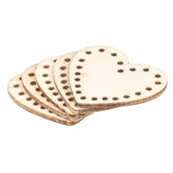 Streu-Deko, Holz, 36 verschiedene Designs, 2cm bis 3cm, 180 Teile