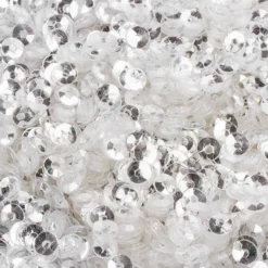 Streu-Deko, Pailletten, gewölbt, Ø 3mm, 30g, transparent