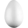 Styropor-Ei, 20cm hoch, Ø 14cm, 2-teilig