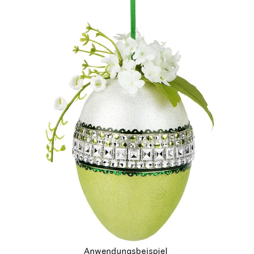 Styroporeier, 6cm hoch, Ø 4cm, 10 Stück