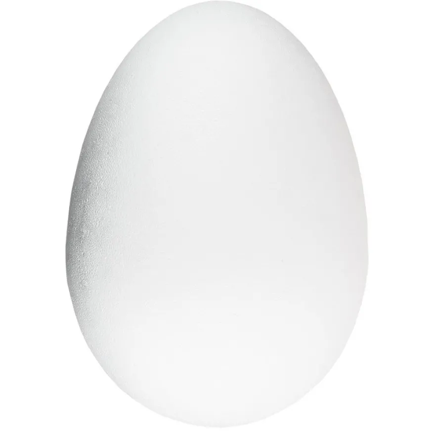 Styropor-Eier, 2-teilig, Ø 21cm, 30cm hoch, 2 Stück