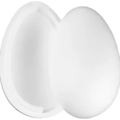 Styropor-Eier, 2-teilig, 16 cm hoch, Ø 11 cm, 2 Stück