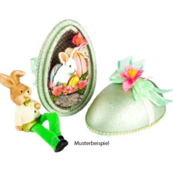 Styropor-Eier, 2-teilig, 16 cm hoch, Ø 11 cm, 2 Stück